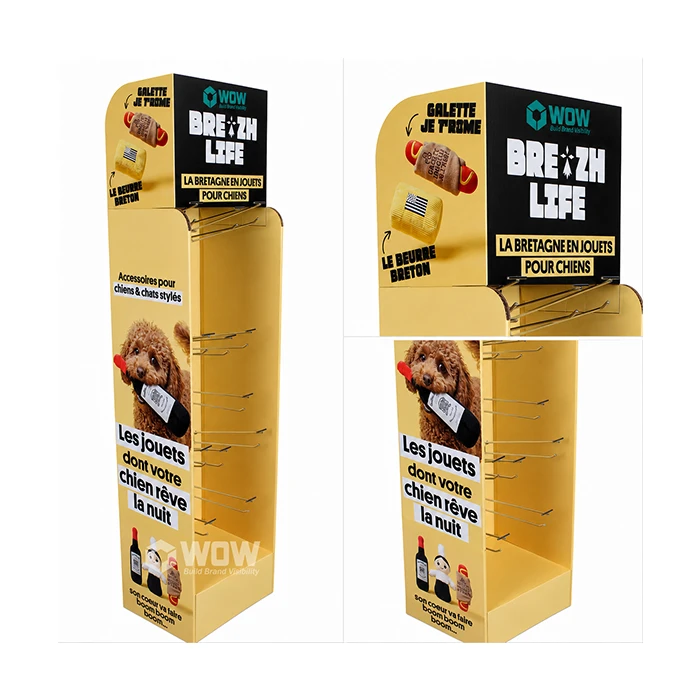 Custom Peg Hook Display Stand For Pet Toys best
