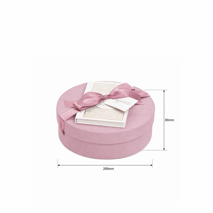 Custom Round Rigid Box For Luxury Gift Packaging suppliers
