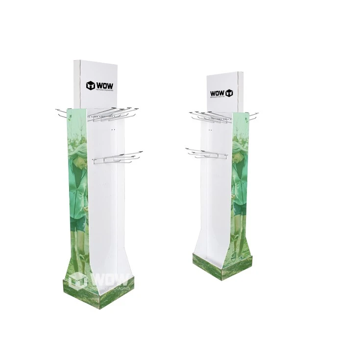 Double-sided hook display rack