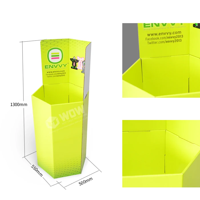 Cardboard Dump Bin Display
