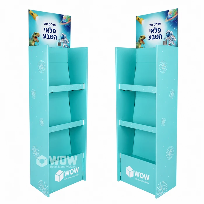 Educational Toy Cardboard Floor Display Stand best