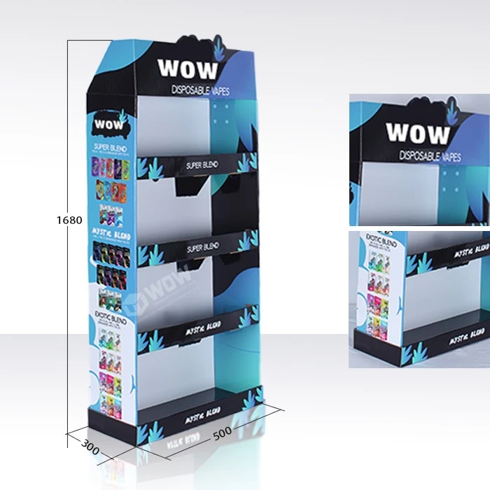 Floor Cardboard Drink Display Stand factory