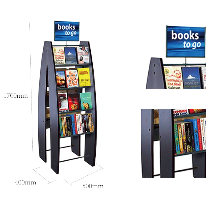 Floor Standing Book Display Rack