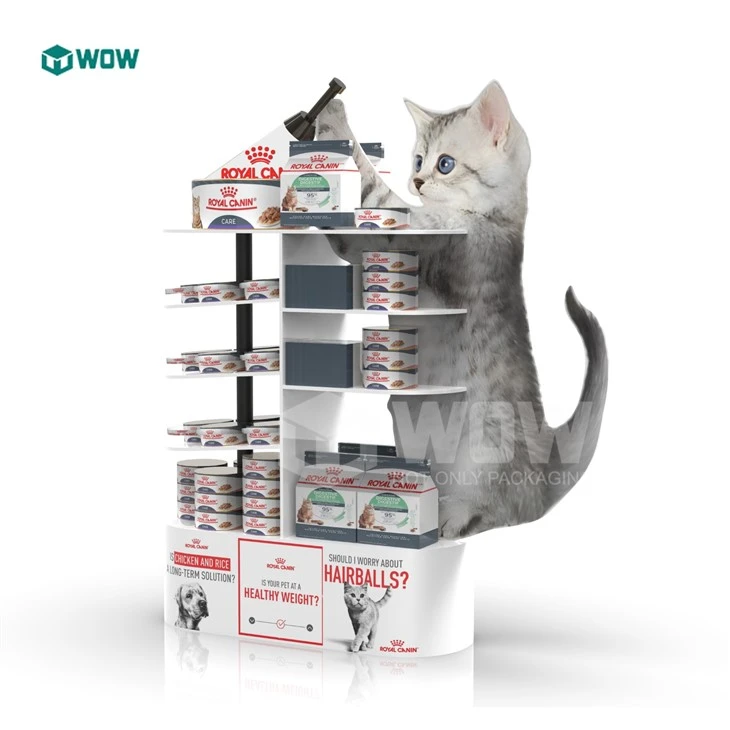 Foam Board Floor Display Stands For Pet Shop suppliers