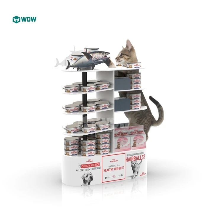 Foam Board Floor Display Stands For Pet Shop factory