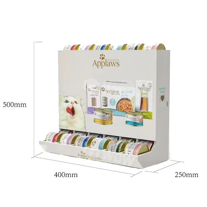 Gravity Feed Display For Pet Food factory