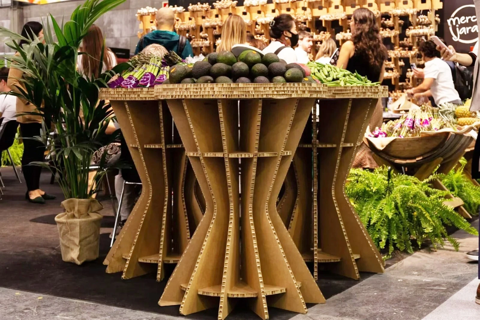 cardboard display stand