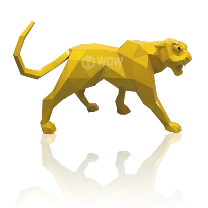 Leopard Cardboard Display Stand