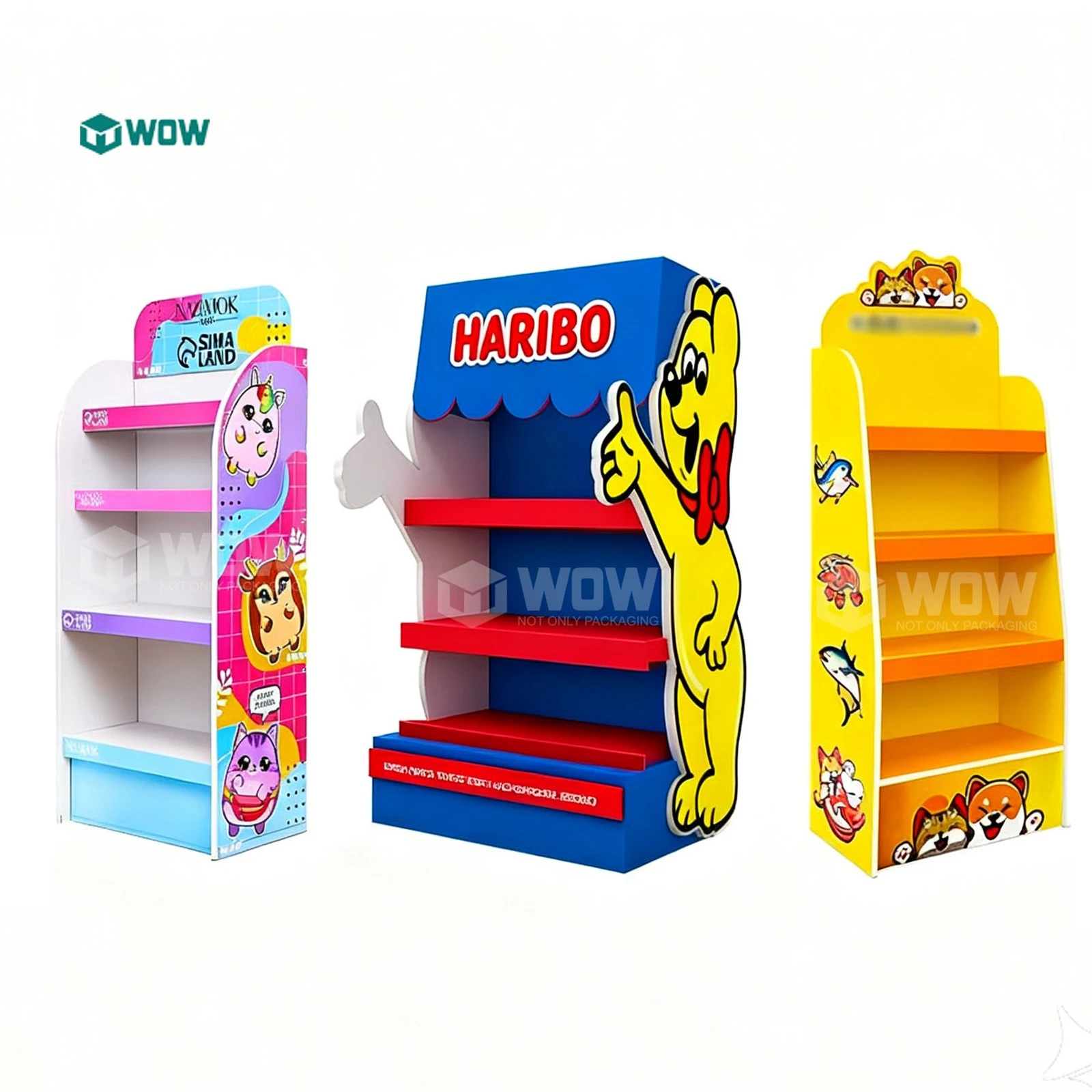 pvc display rack
