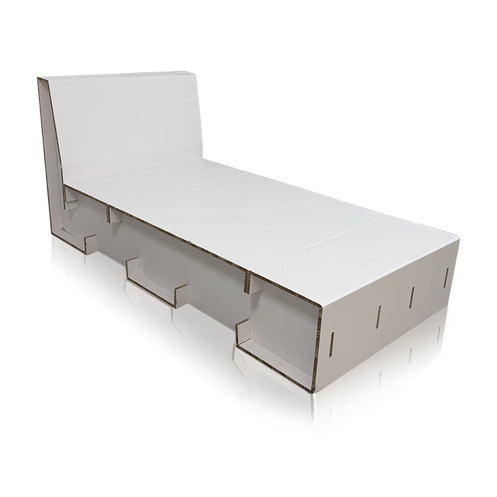 cardboard bed