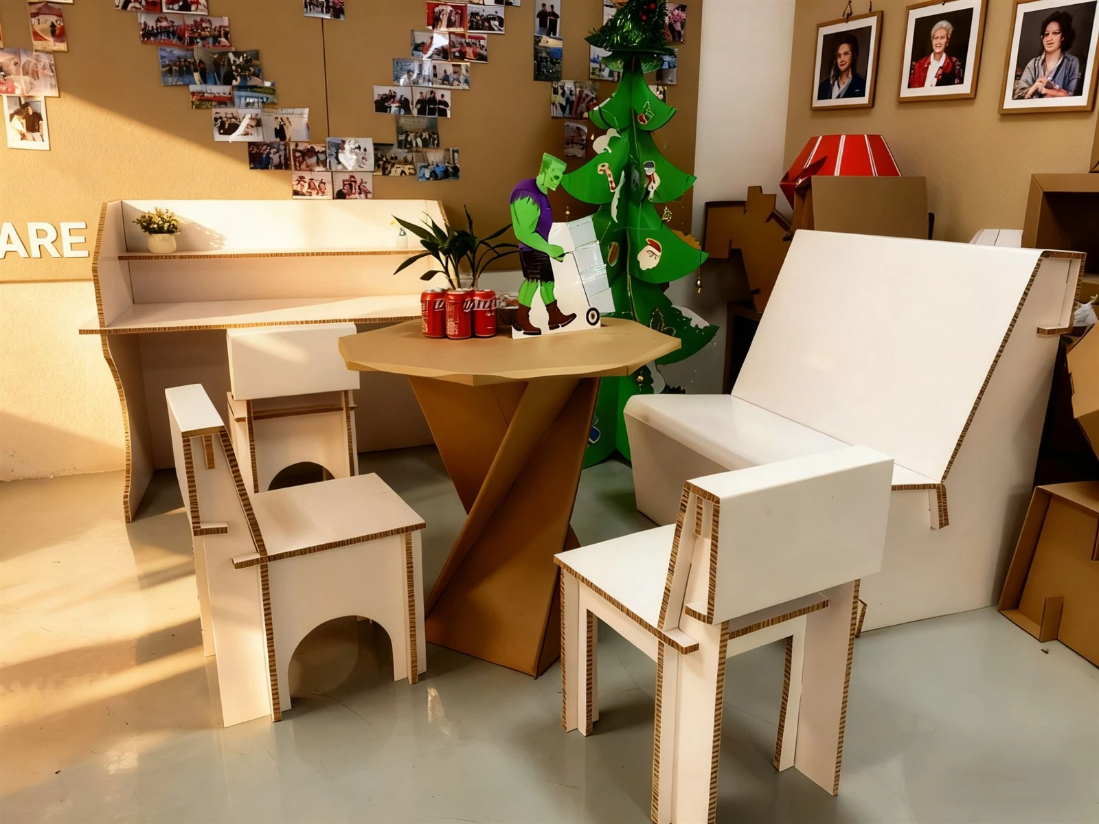 corrugated cardboard furniture