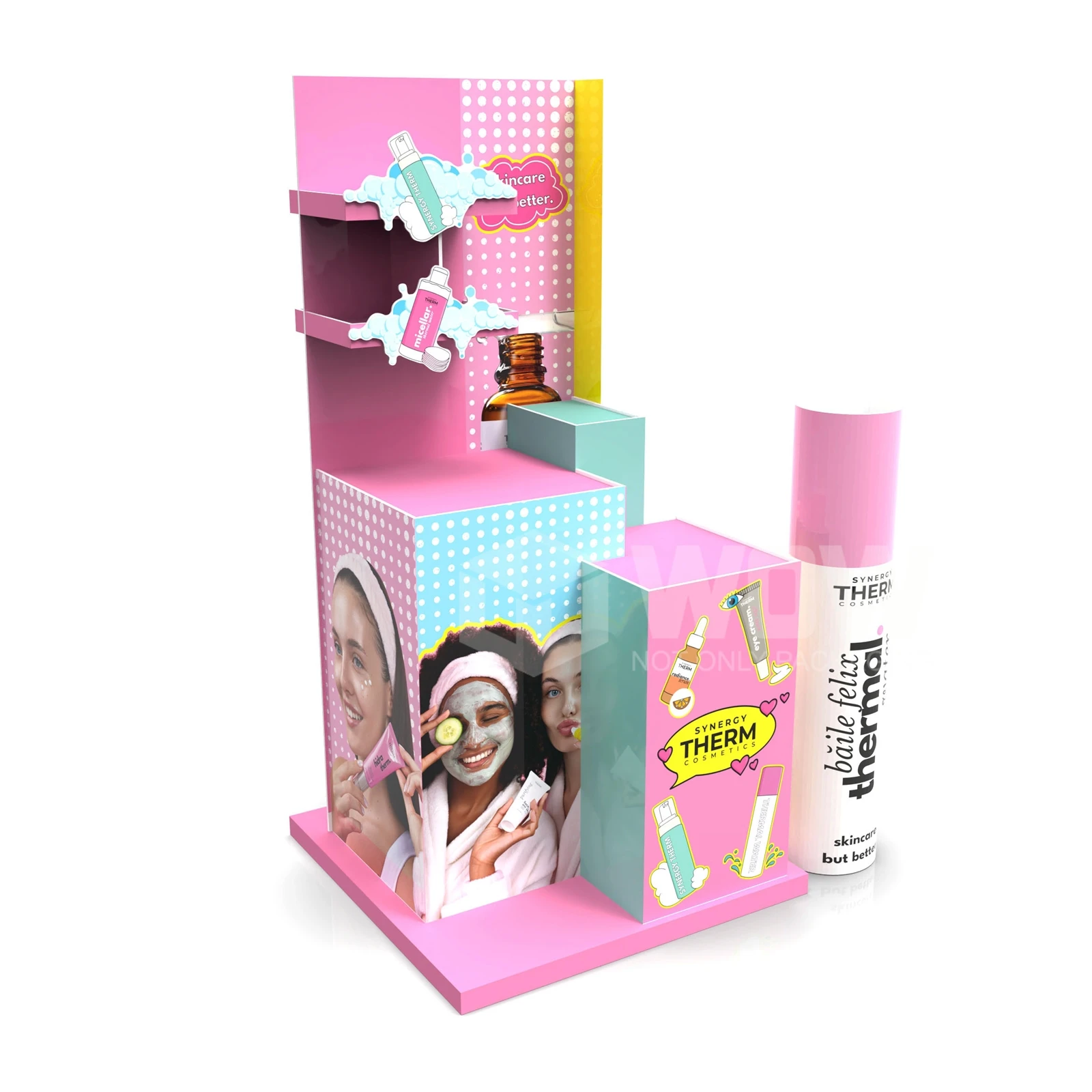 pvc display stand