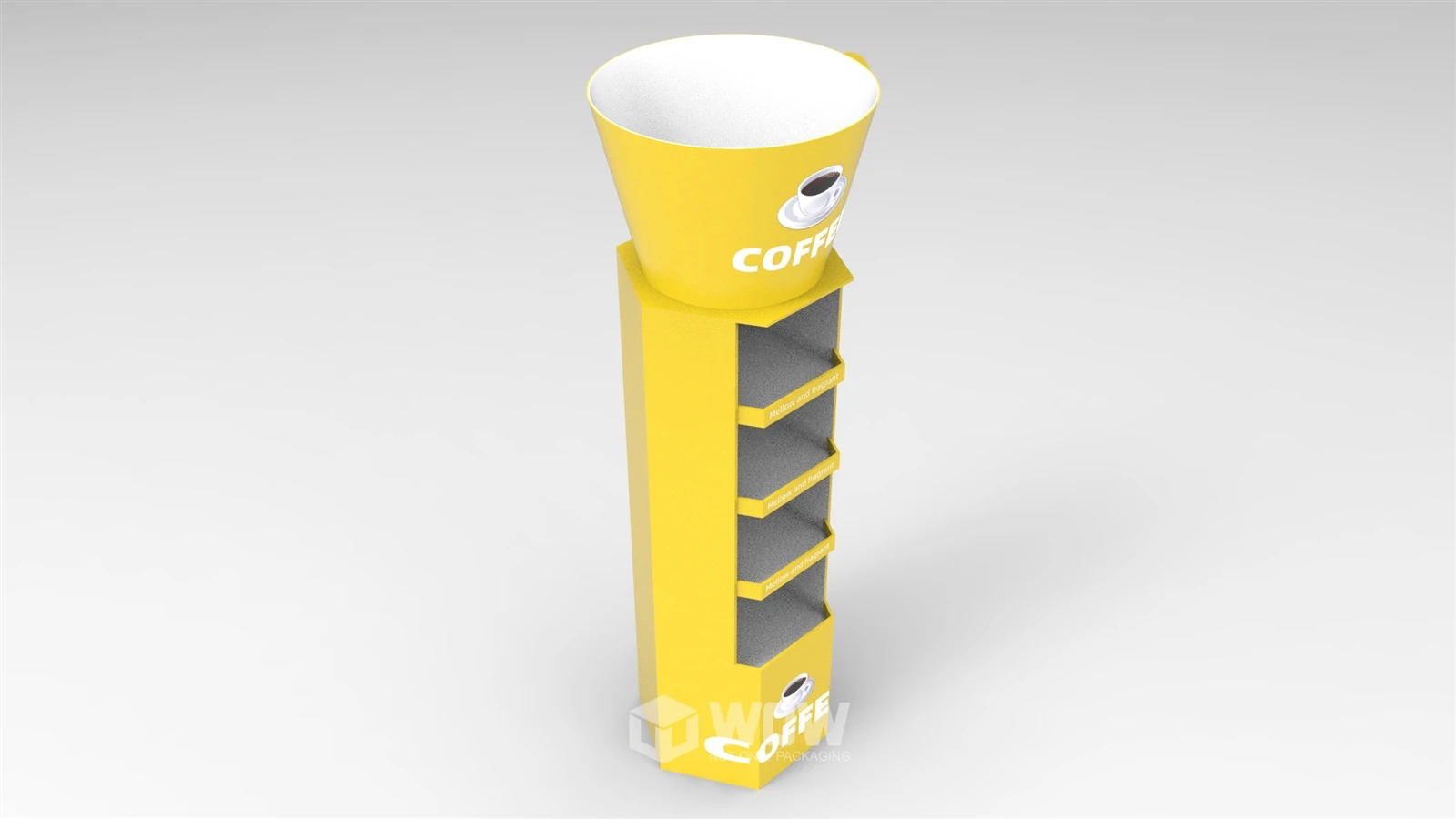 cardboard display rack