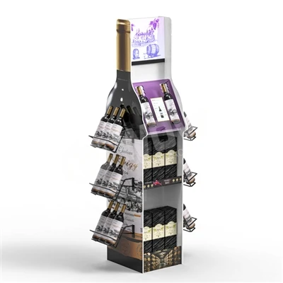 Innovative Modular Wine Display Rack