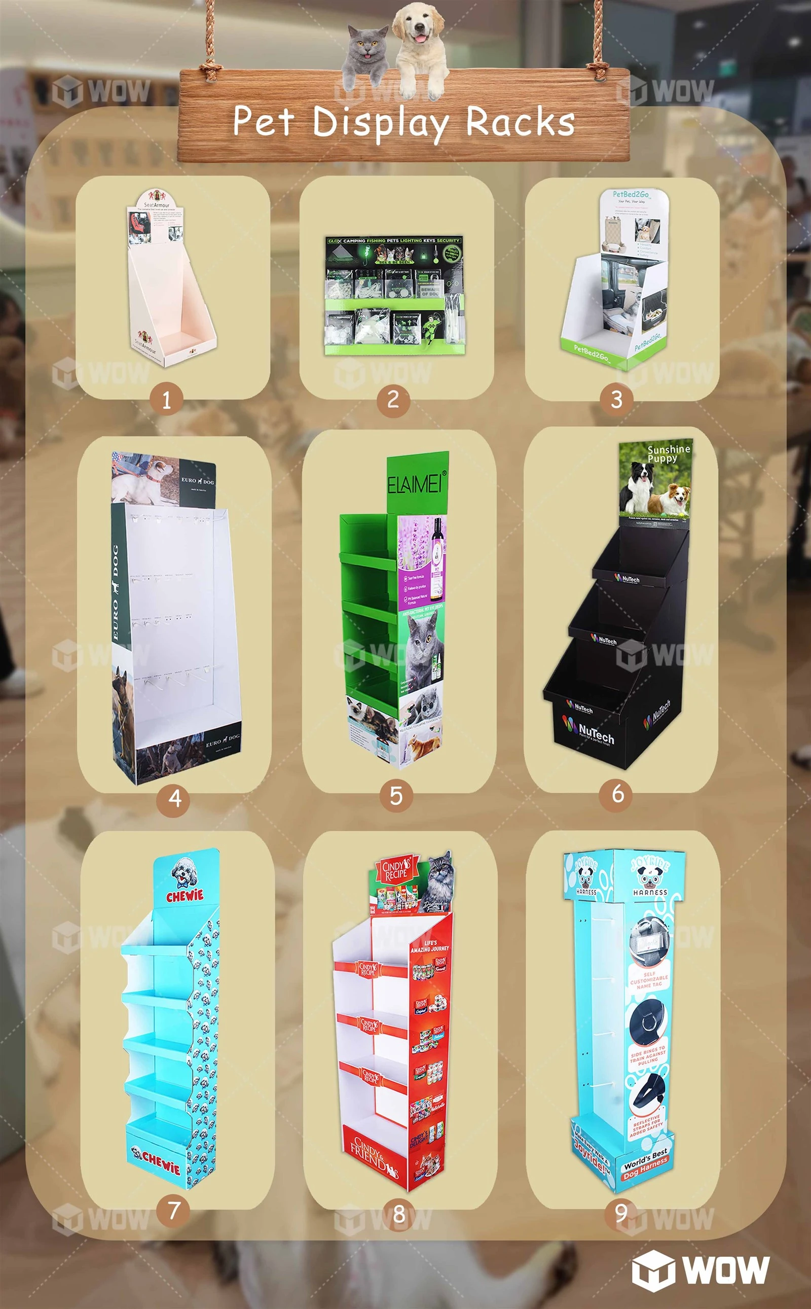 Pet Display Racks