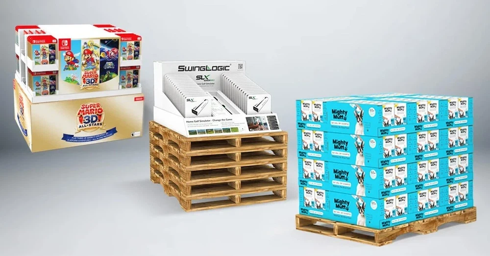 pallet display stand