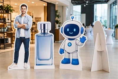 Cardboard Cutout Standees: How to Use Custom Standees for Events, Retail, and...