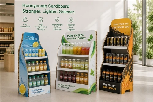 How Honeycomb Board Improves The Strength Of Cardboard Display Stands