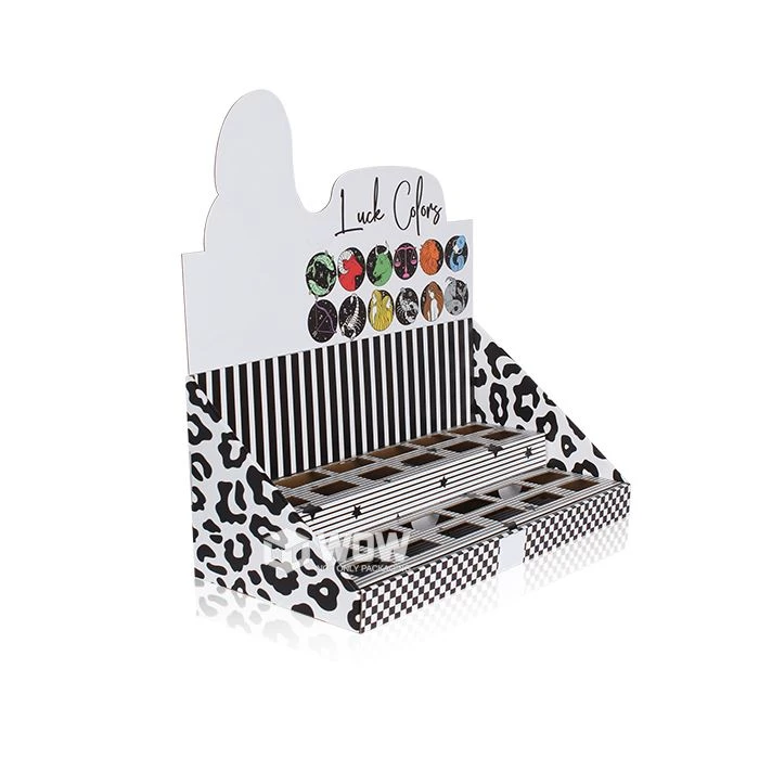 Custom Cardboard Counter Endcap Makeup Display Boxes