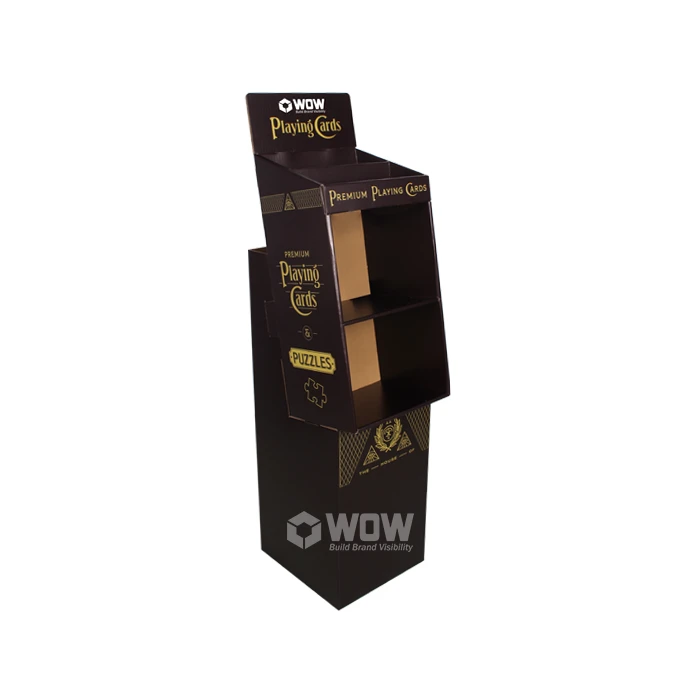 Cardboard Display Stand For Playing Cards