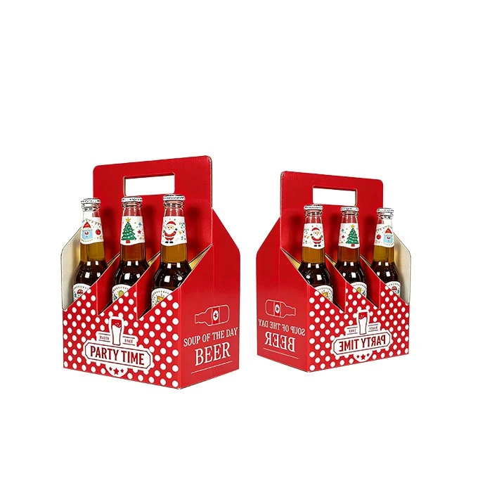 cardboard wine carrier