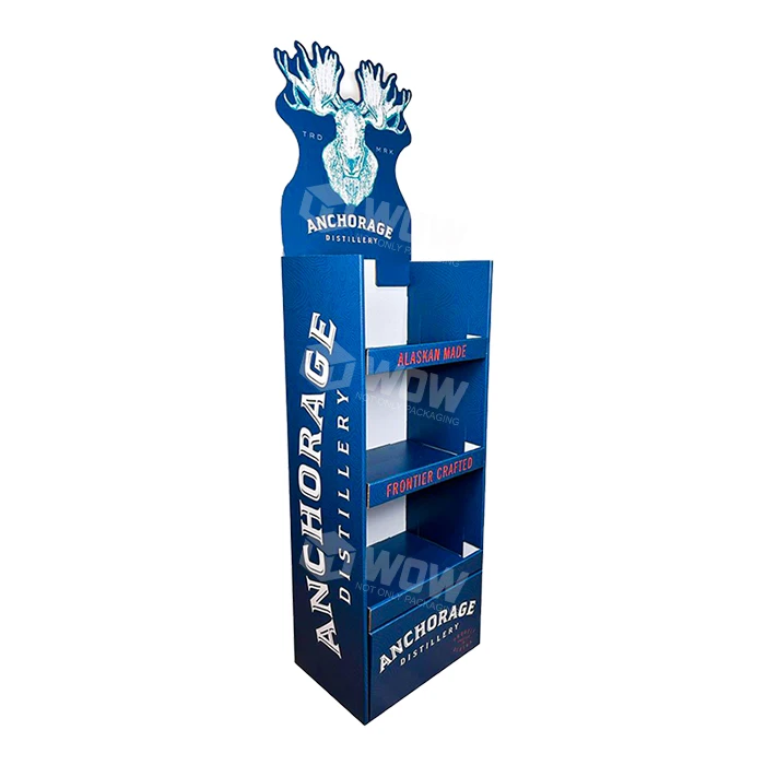 cardboard bottle display