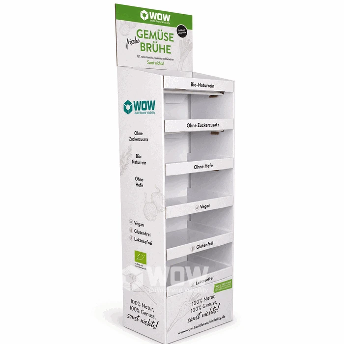 Cardboard Tiered Display