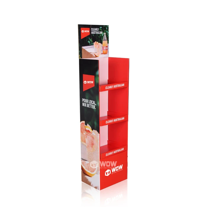Retail Floor Display For Soft Drink Display