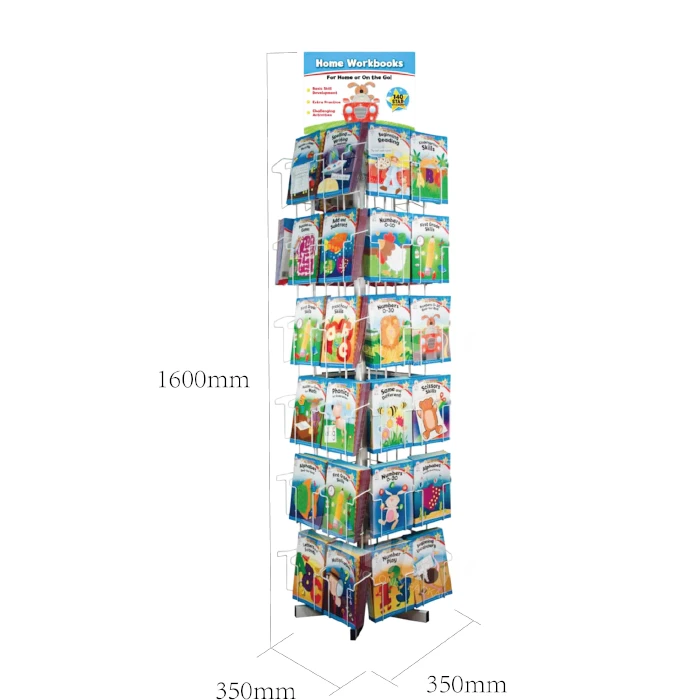 Rotating Wire POP Display For Book