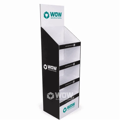 Cardboard Cosmetic Display For Skincare Products