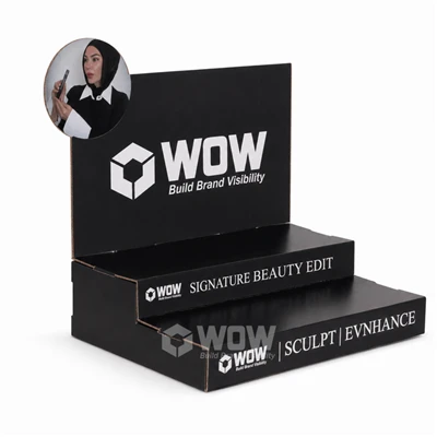Cardboard Countertop Display Stand For Perfume Samples
