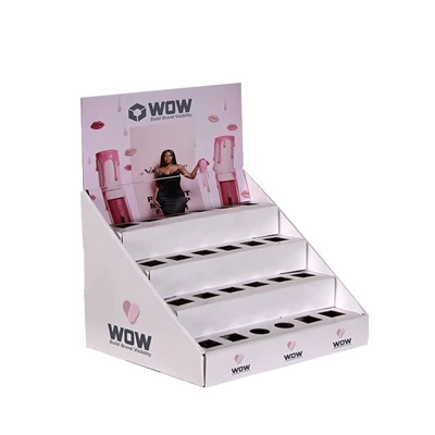 Cardboard Lipstick Counter Display Stand