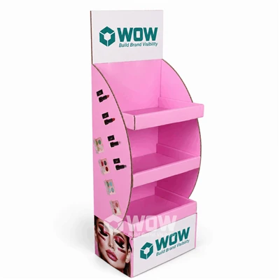 Cardboard Makeup Display Stand For Lipstick
