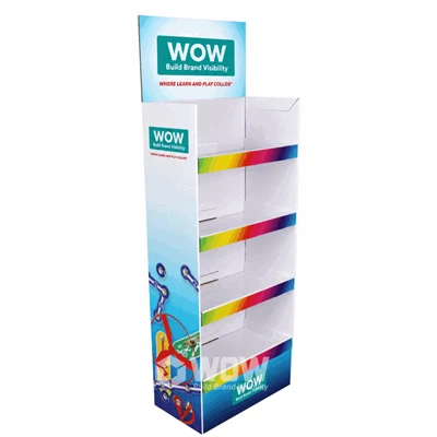 Cardboard Merchandising Display For School Supplies