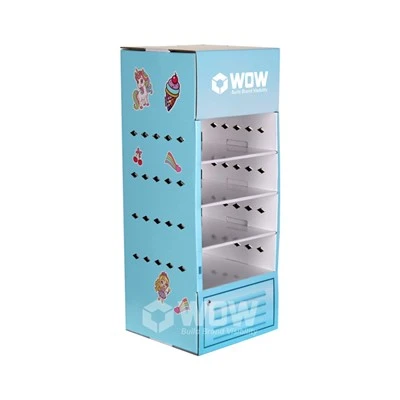 Cardboard PDQ Counter Display Stand For Products