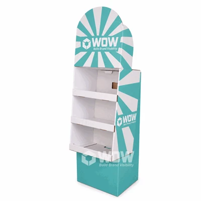 Corrugated Cardboard Floor Display Stand
