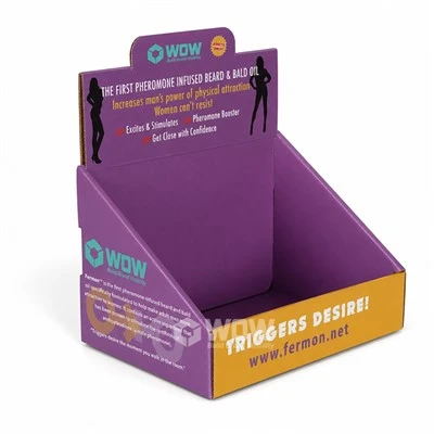 Corrugated Counter Display Tray For Product Promotion