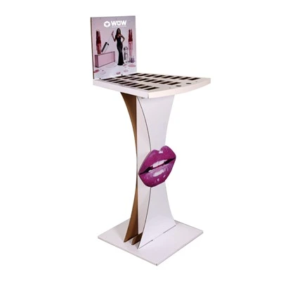 Corrugated POP Display Rack For Makeup Eyelash