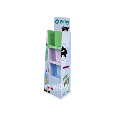 Custom Cardboard Shelf Display Stand For Spray Products