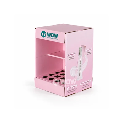 Custom Cosmetic Tester Display Stand For Lip Gloss And Beauty Products