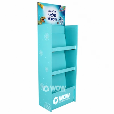 Educational Toy Cardboard Floor Display Stand