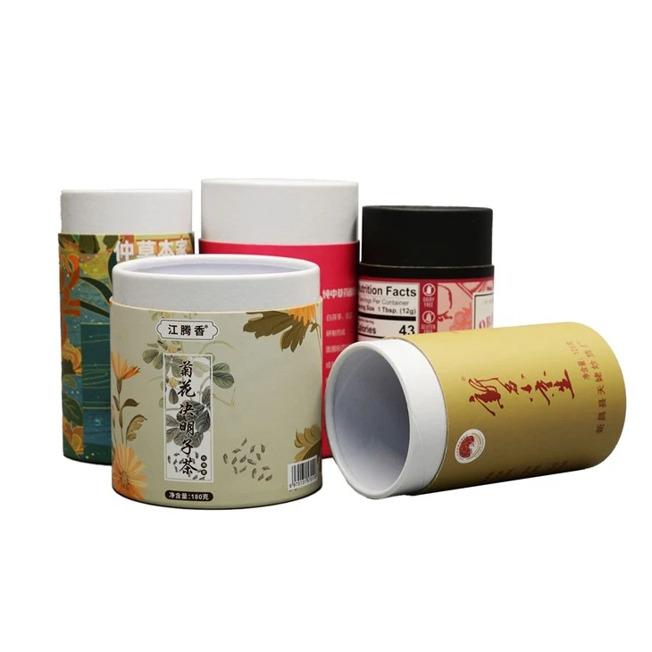 Tea Packaging Boxes Gift Cylinder Box