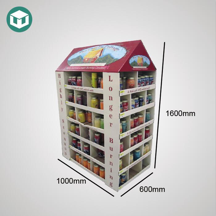 corrugated pallet display stands