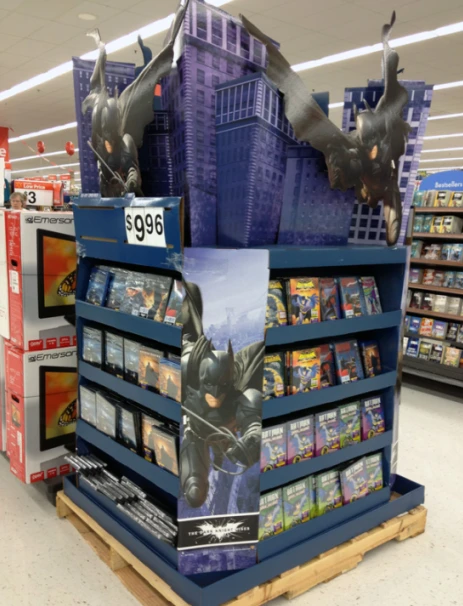 Marvel And DC Paper Display Stands
