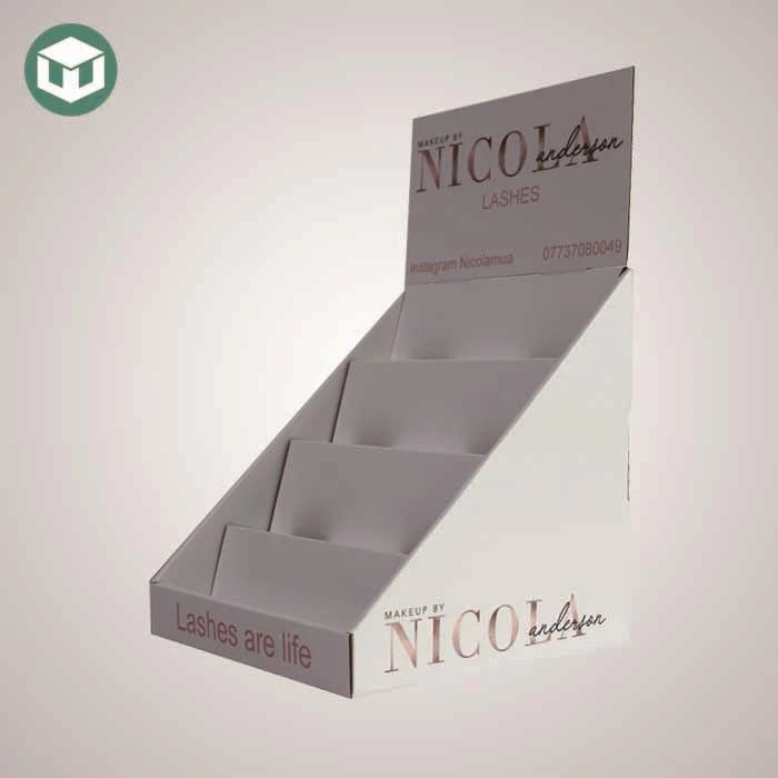 Cardboard Lash Display Stand