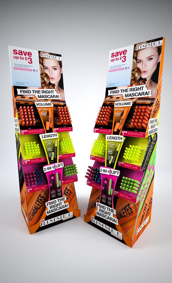 Paper Shelf As A Five-point Advantage Of Cosmetics Display Stand-One