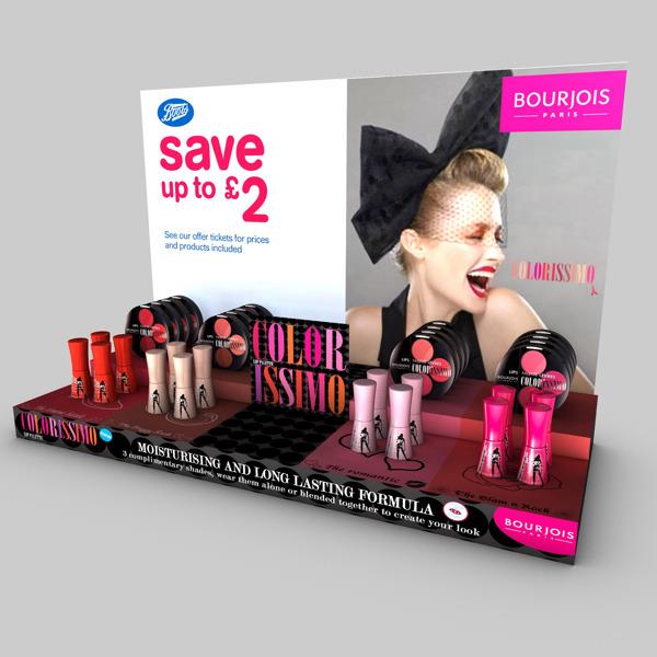 Paper Shelf As A Five-point Advantage Of Cosmetics Display Stand-Three