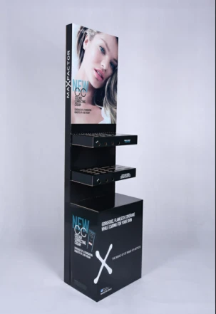 Innovative Cosmetics Display Rack Customization