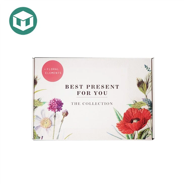 Corrugated Small Carton 4C CMYK Gift Mailer Box