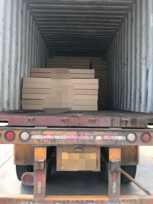 Cardboard Display Shelves For Toys Sent To Ethiopia